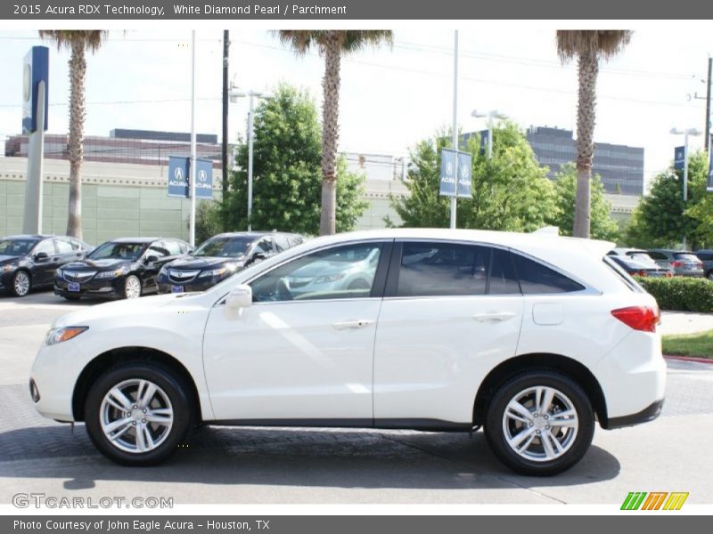 White Diamond Pearl / Parchment 2015 Acura RDX Technology