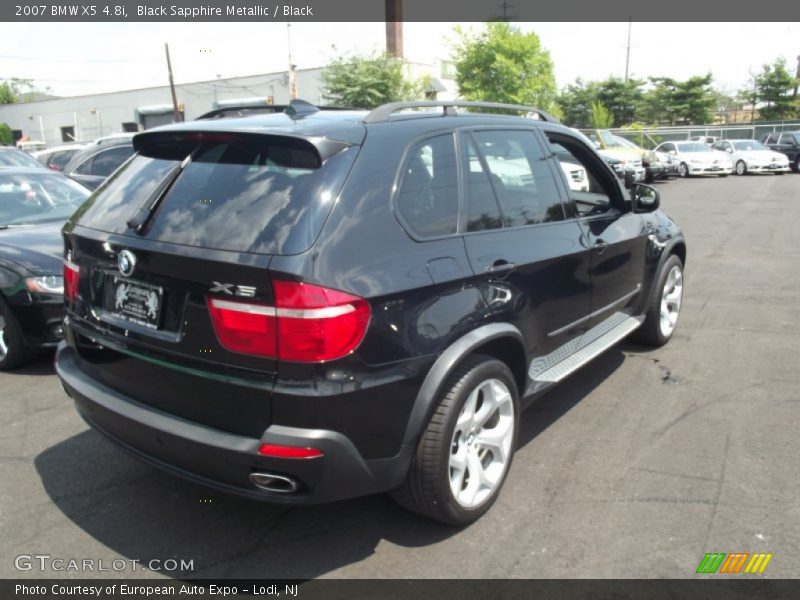 Black Sapphire Metallic / Black 2007 BMW X5 4.8i