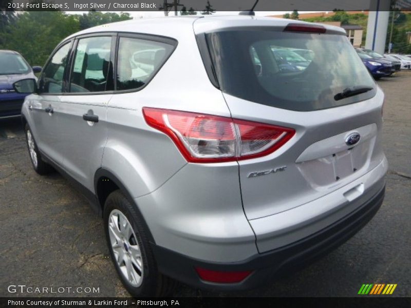 Ingot Silver / Charcoal Black 2014 Ford Escape S