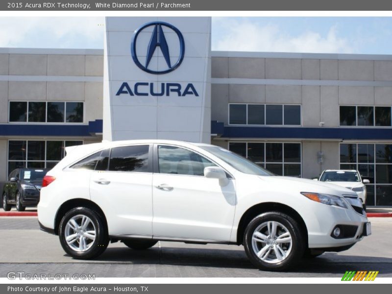 White Diamond Pearl / Parchment 2015 Acura RDX Technology