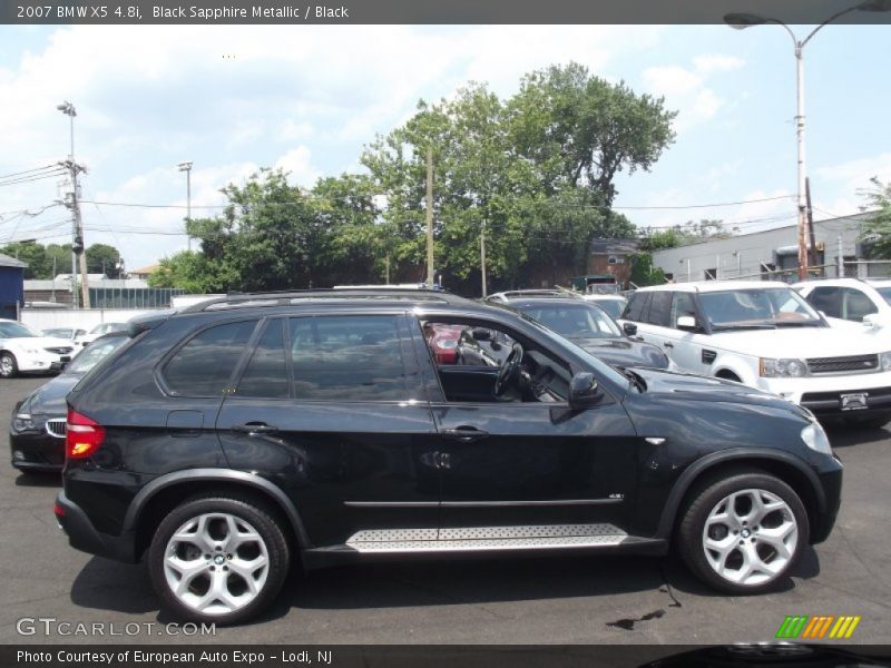 Black Sapphire Metallic / Black 2007 BMW X5 4.8i