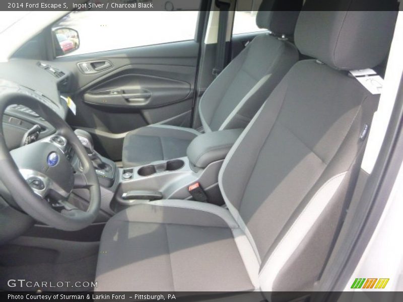 Ingot Silver / Charcoal Black 2014 Ford Escape S