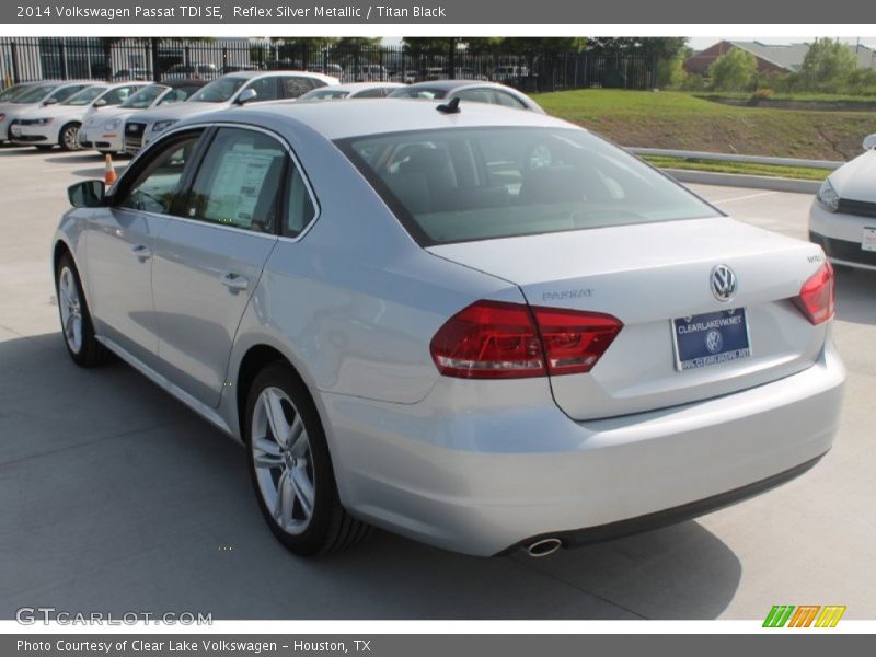 Reflex Silver Metallic / Titan Black 2014 Volkswagen Passat TDI SE