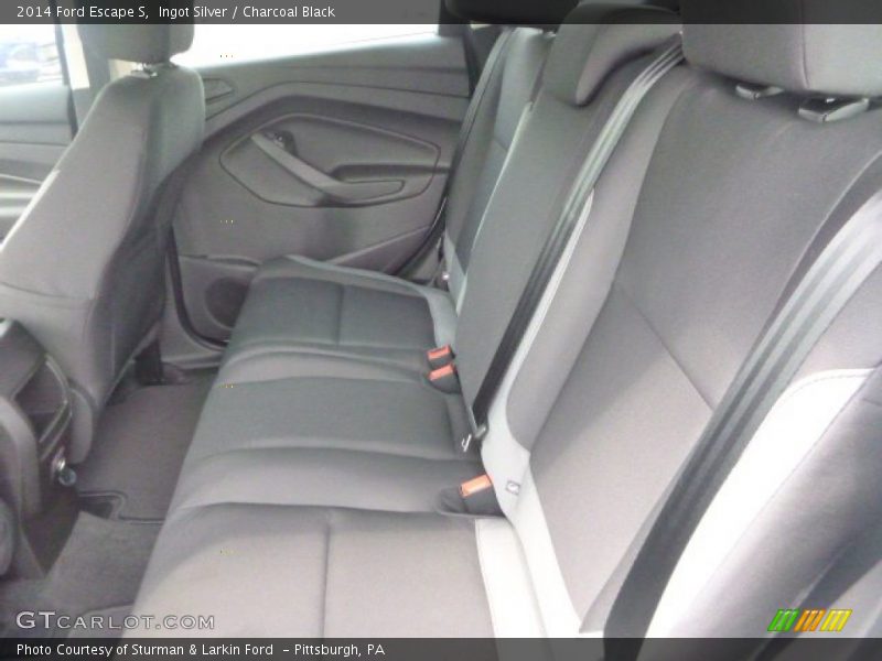 Ingot Silver / Charcoal Black 2014 Ford Escape S