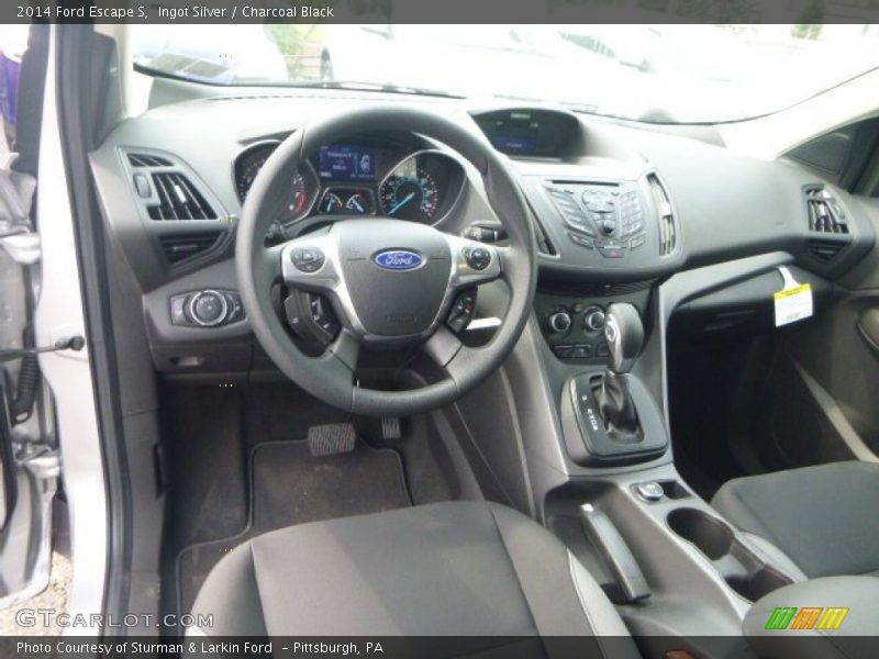 Ingot Silver / Charcoal Black 2014 Ford Escape S