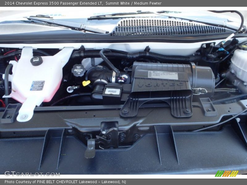 Summit White / Medium Pewter 2014 Chevrolet Express 3500 Passenger Extended LT