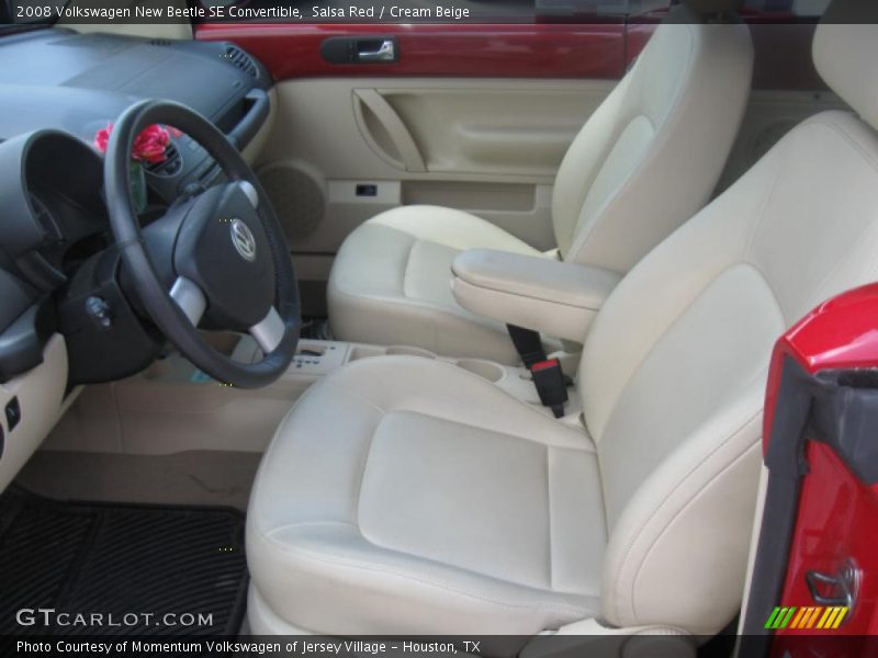 Salsa Red / Cream Beige 2008 Volkswagen New Beetle SE Convertible