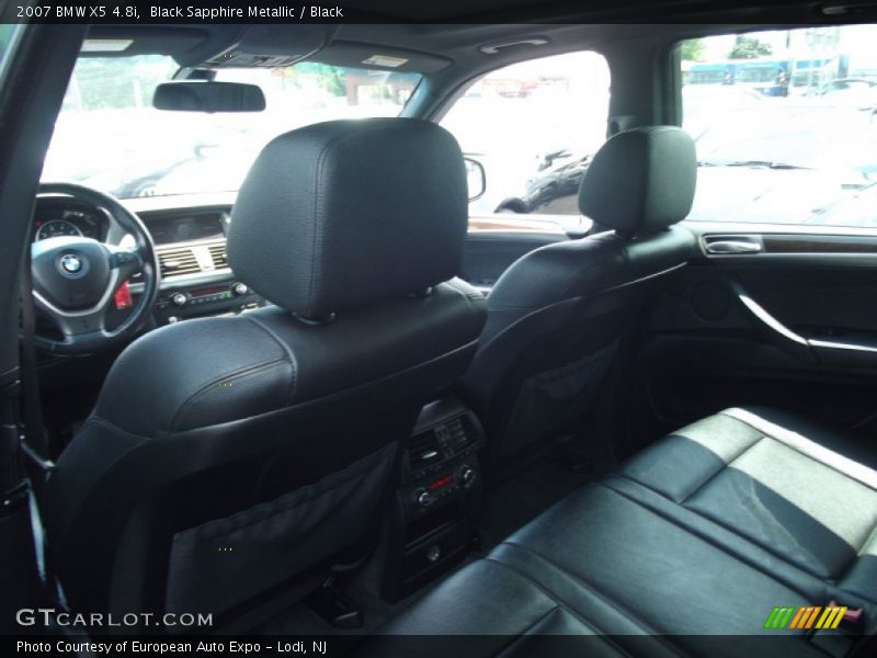 Black Sapphire Metallic / Black 2007 BMW X5 4.8i