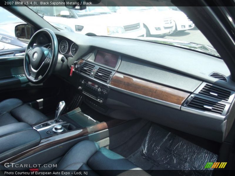 Black Sapphire Metallic / Black 2007 BMW X5 4.8i