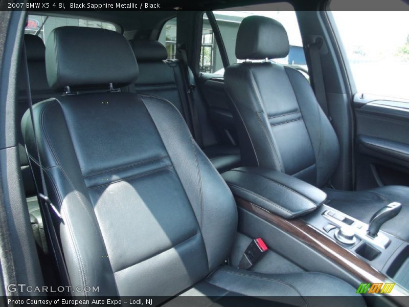 Black Sapphire Metallic / Black 2007 BMW X5 4.8i