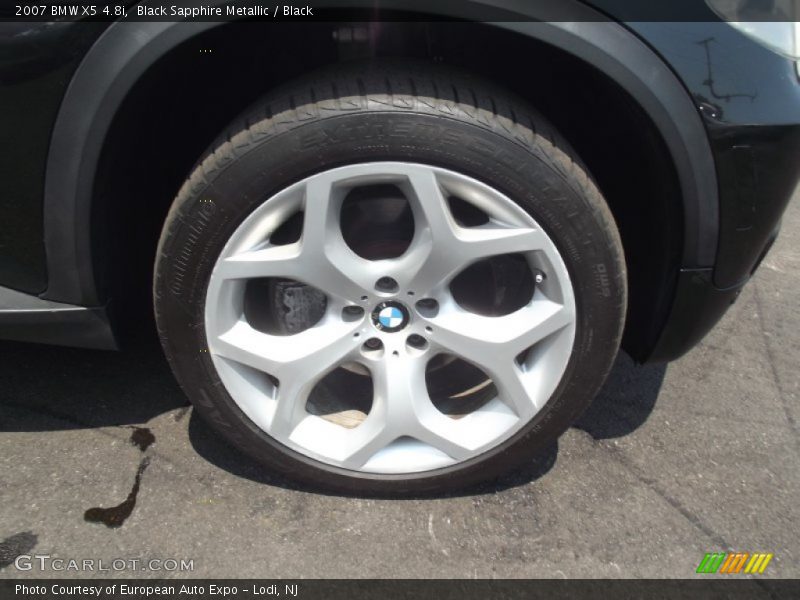 Black Sapphire Metallic / Black 2007 BMW X5 4.8i