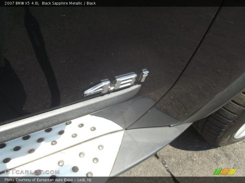 Black Sapphire Metallic / Black 2007 BMW X5 4.8i