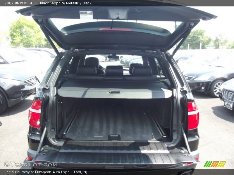 Black Sapphire Metallic / Black 2007 BMW X5 4.8i