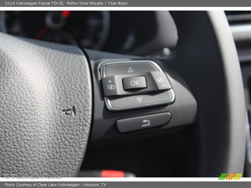 Reflex Silver Metallic / Titan Black 2014 Volkswagen Passat TDI SE