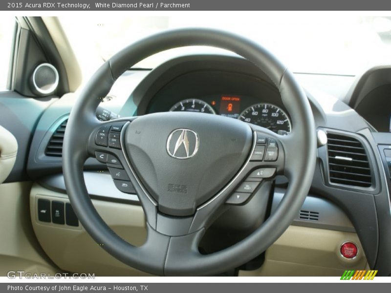 White Diamond Pearl / Parchment 2015 Acura RDX Technology