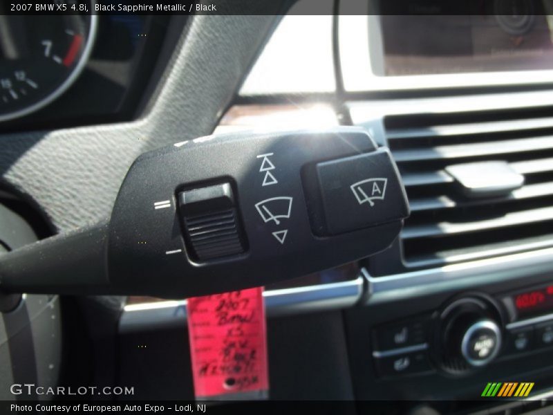 Black Sapphire Metallic / Black 2007 BMW X5 4.8i