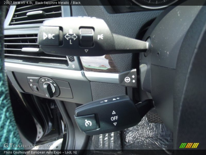 Black Sapphire Metallic / Black 2007 BMW X5 4.8i