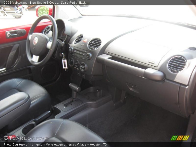 Salsa Red / Black 2008 Volkswagen New Beetle S Coupe