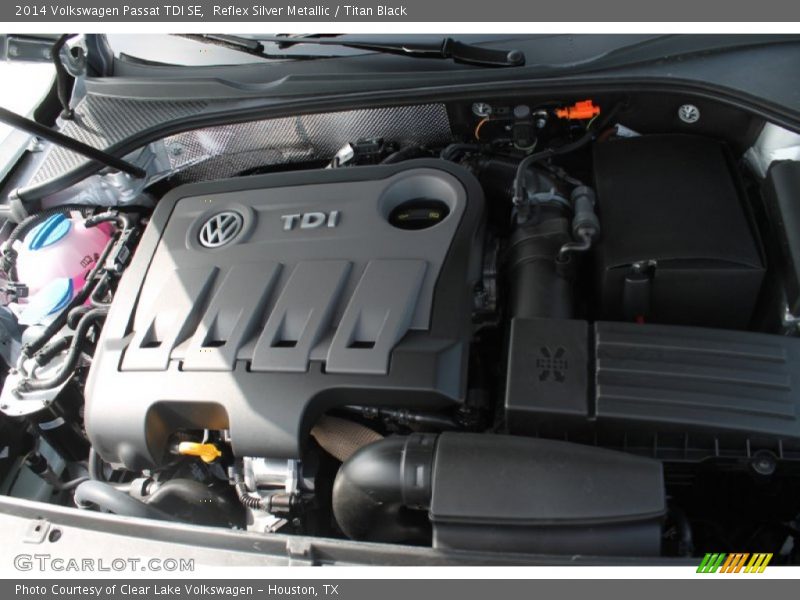 Reflex Silver Metallic / Titan Black 2014 Volkswagen Passat TDI SE