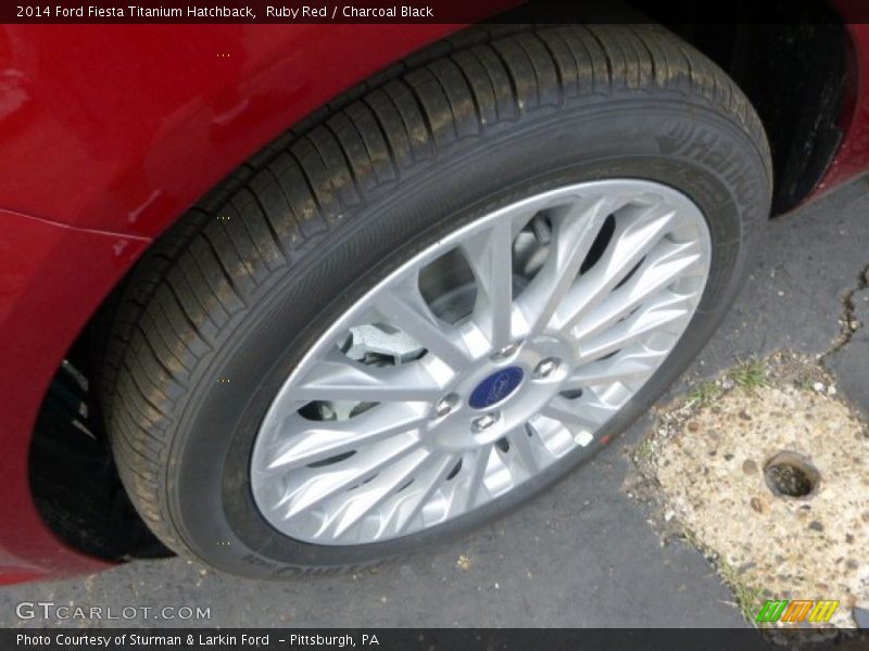 Ruby Red / Charcoal Black 2014 Ford Fiesta Titanium Hatchback