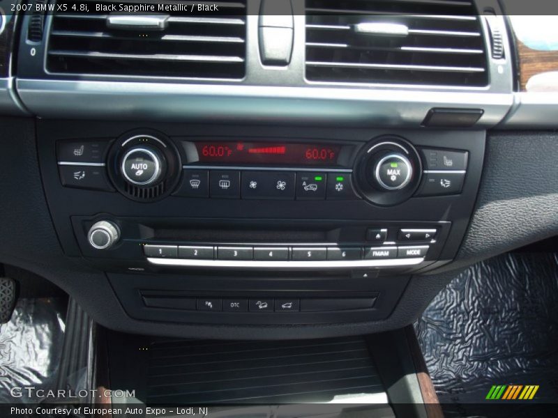 Black Sapphire Metallic / Black 2007 BMW X5 4.8i