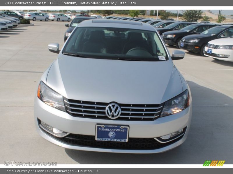 Reflex Silver Metallic / Titan Black 2014 Volkswagen Passat TDI SEL Premium