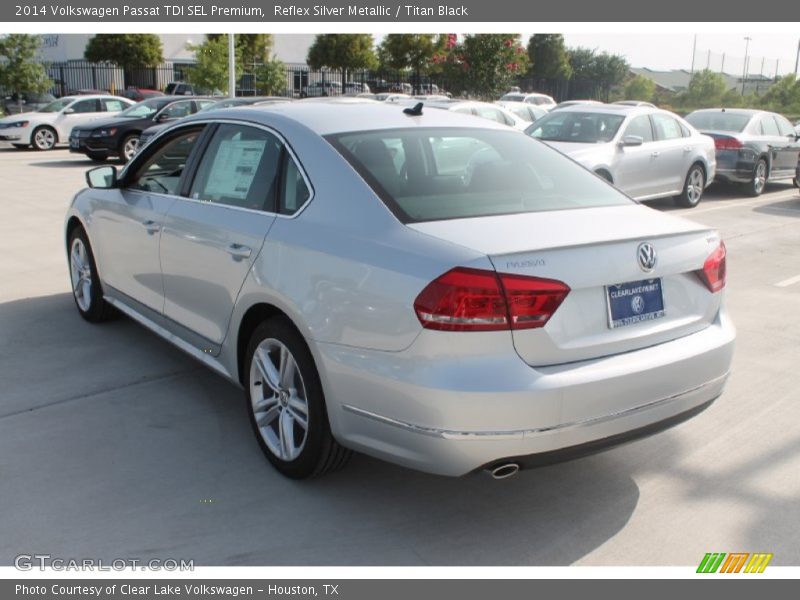 Reflex Silver Metallic / Titan Black 2014 Volkswagen Passat TDI SEL Premium
