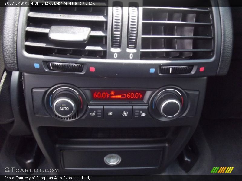 Black Sapphire Metallic / Black 2007 BMW X5 4.8i