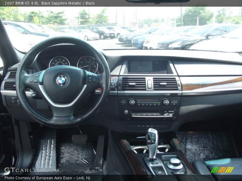 Black Sapphire Metallic / Black 2007 BMW X5 4.8i