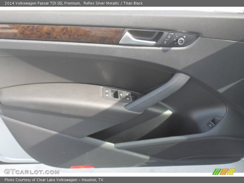 Reflex Silver Metallic / Titan Black 2014 Volkswagen Passat TDI SEL Premium