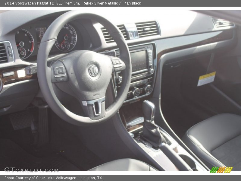Reflex Silver Metallic / Titan Black 2014 Volkswagen Passat TDI SEL Premium