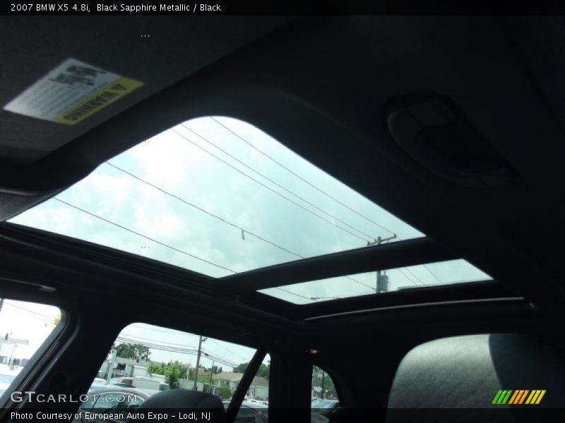 Black Sapphire Metallic / Black 2007 BMW X5 4.8i