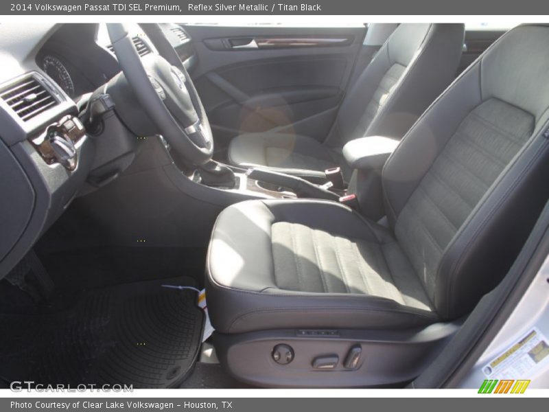 Reflex Silver Metallic / Titan Black 2014 Volkswagen Passat TDI SEL Premium
