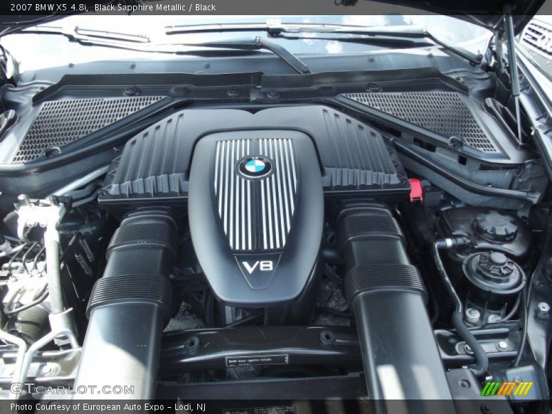 Black Sapphire Metallic / Black 2007 BMW X5 4.8i