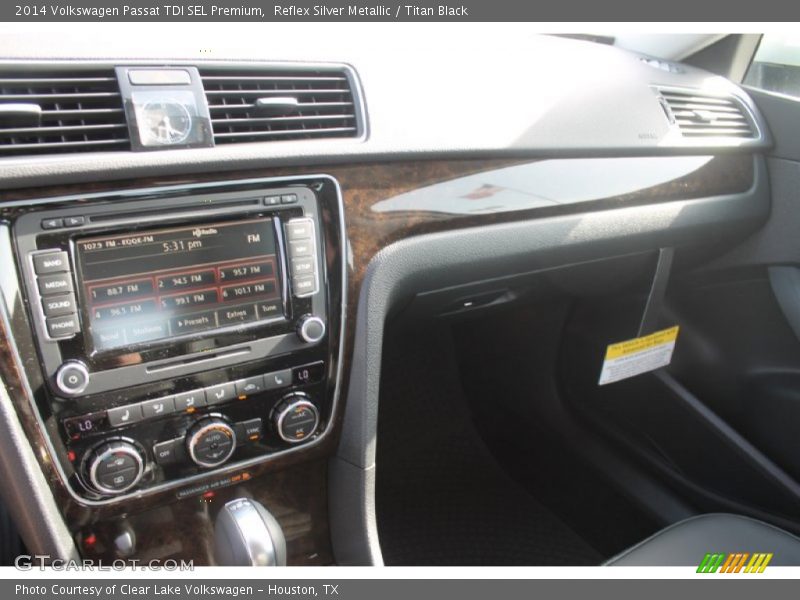 Reflex Silver Metallic / Titan Black 2014 Volkswagen Passat TDI SEL Premium