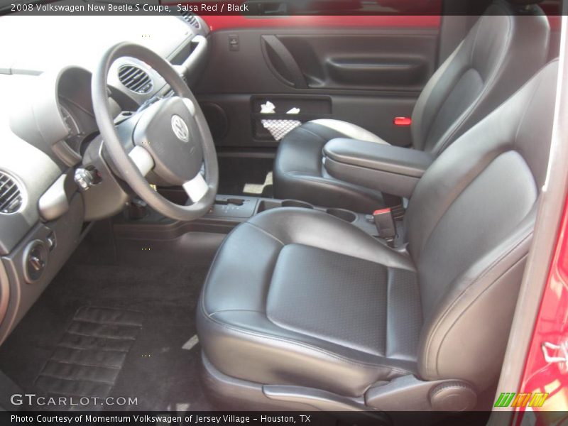 Salsa Red / Black 2008 Volkswagen New Beetle S Coupe