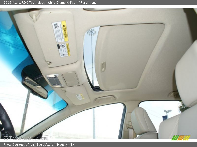 White Diamond Pearl / Parchment 2015 Acura RDX Technology