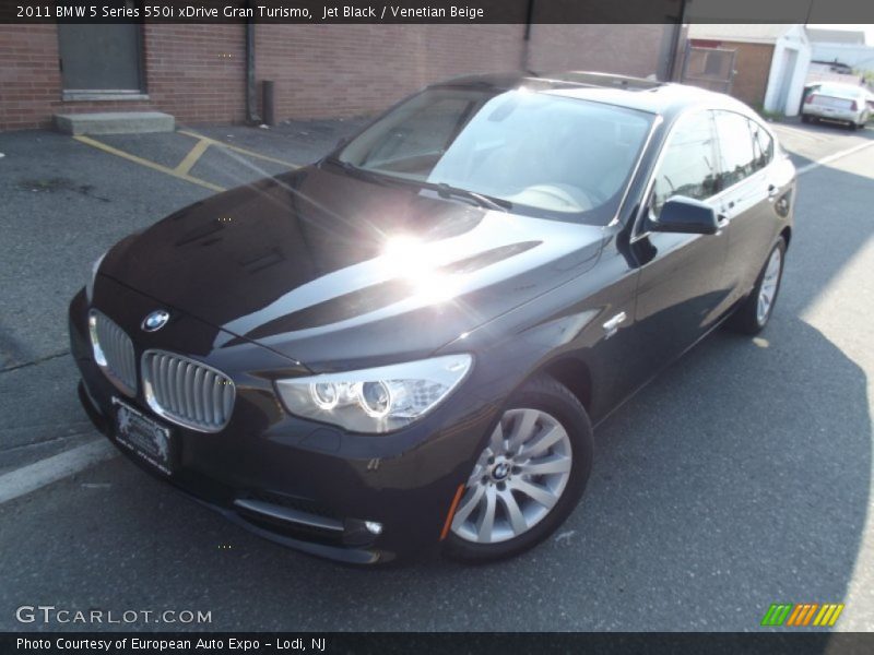 Jet Black / Venetian Beige 2011 BMW 5 Series 550i xDrive Gran Turismo
