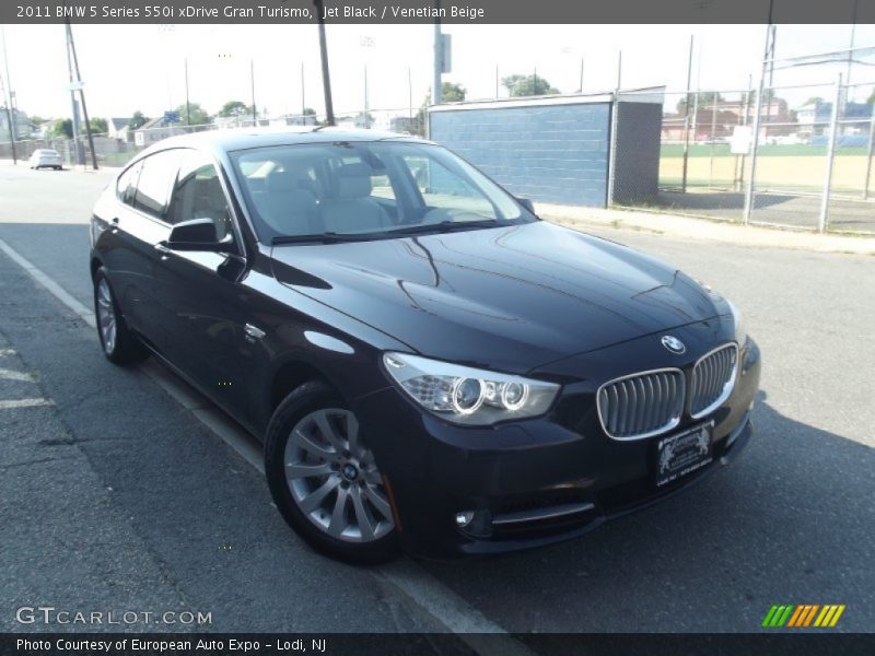 Jet Black / Venetian Beige 2011 BMW 5 Series 550i xDrive Gran Turismo