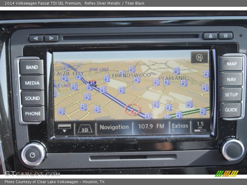 Reflex Silver Metallic / Titan Black 2014 Volkswagen Passat TDI SEL Premium