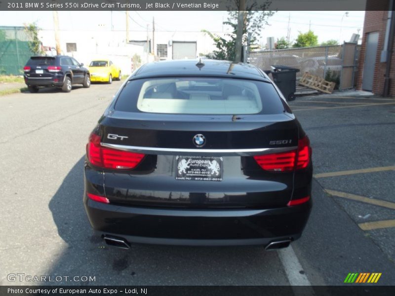 Jet Black / Venetian Beige 2011 BMW 5 Series 550i xDrive Gran Turismo