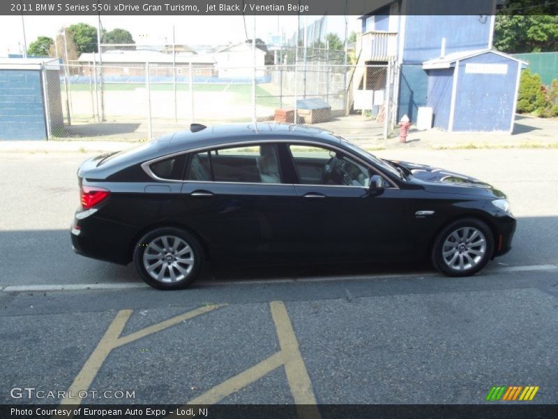 Jet Black / Venetian Beige 2011 BMW 5 Series 550i xDrive Gran Turismo
