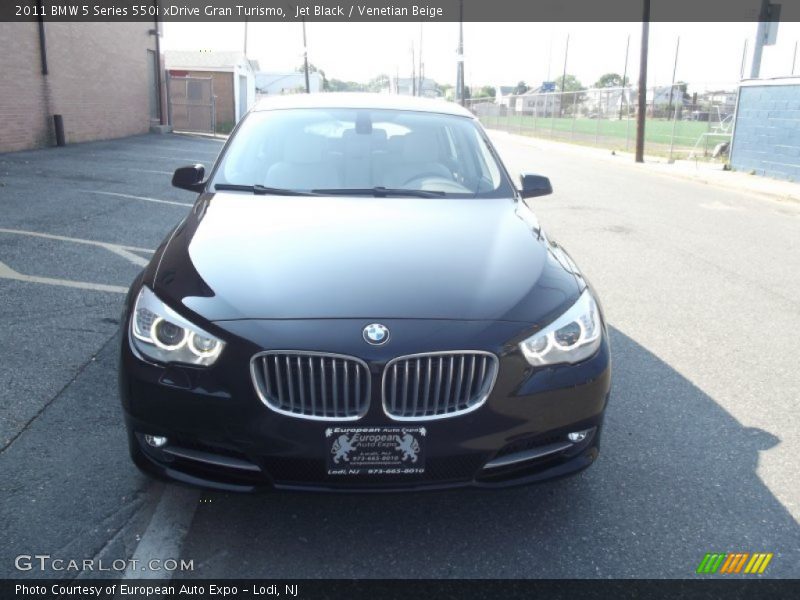 Jet Black / Venetian Beige 2011 BMW 5 Series 550i xDrive Gran Turismo