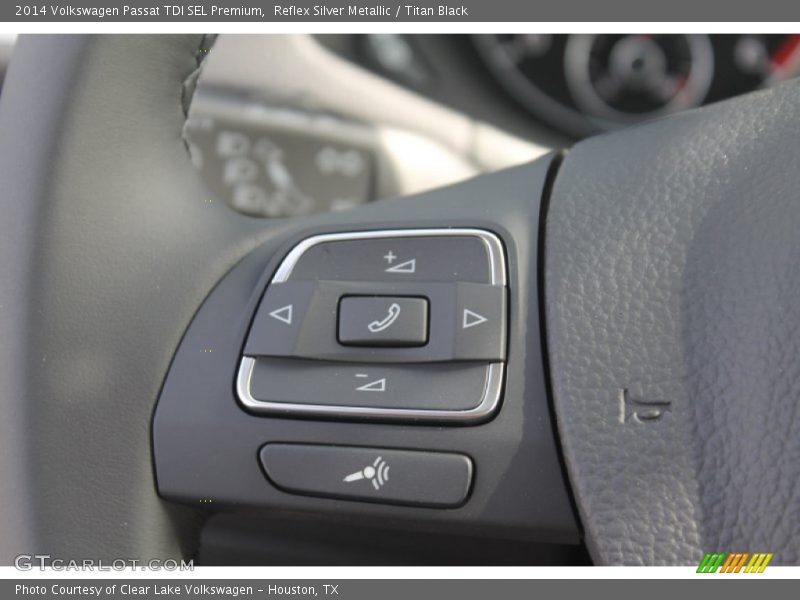 Reflex Silver Metallic / Titan Black 2014 Volkswagen Passat TDI SEL Premium