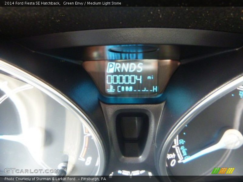 Green Envy / Medium Light Stone 2014 Ford Fiesta SE Hatchback