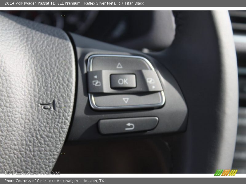 Reflex Silver Metallic / Titan Black 2014 Volkswagen Passat TDI SEL Premium