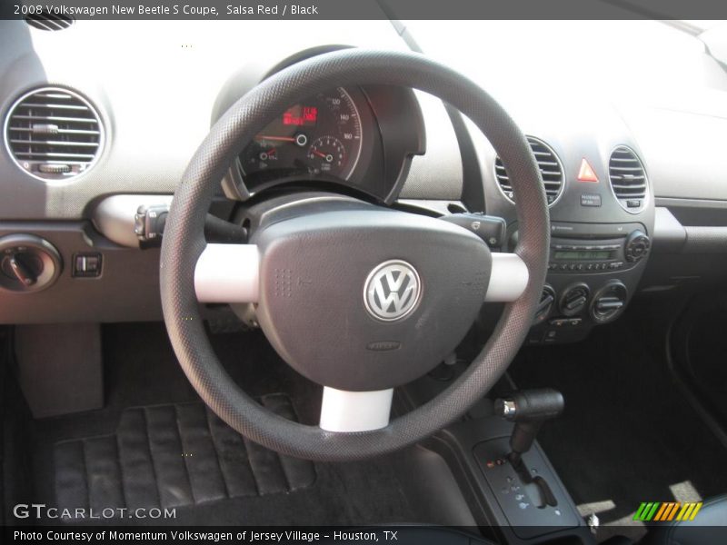 Salsa Red / Black 2008 Volkswagen New Beetle S Coupe