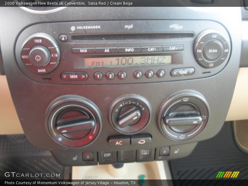 Salsa Red / Cream Beige 2008 Volkswagen New Beetle SE Convertible