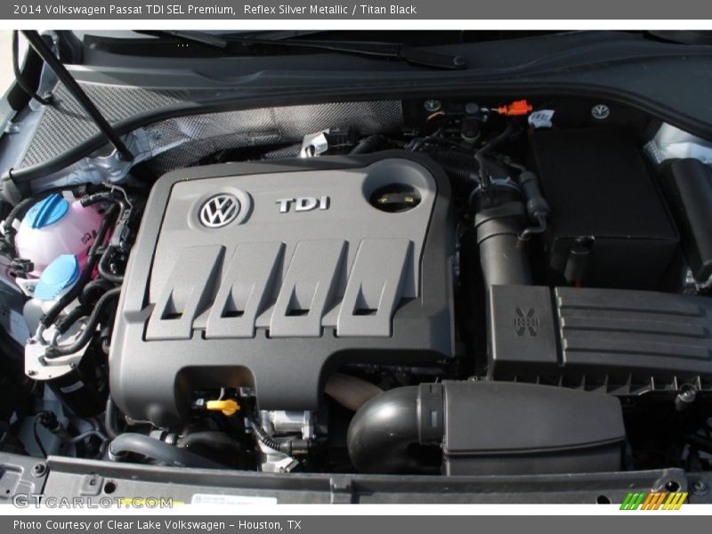 Reflex Silver Metallic / Titan Black 2014 Volkswagen Passat TDI SEL Premium