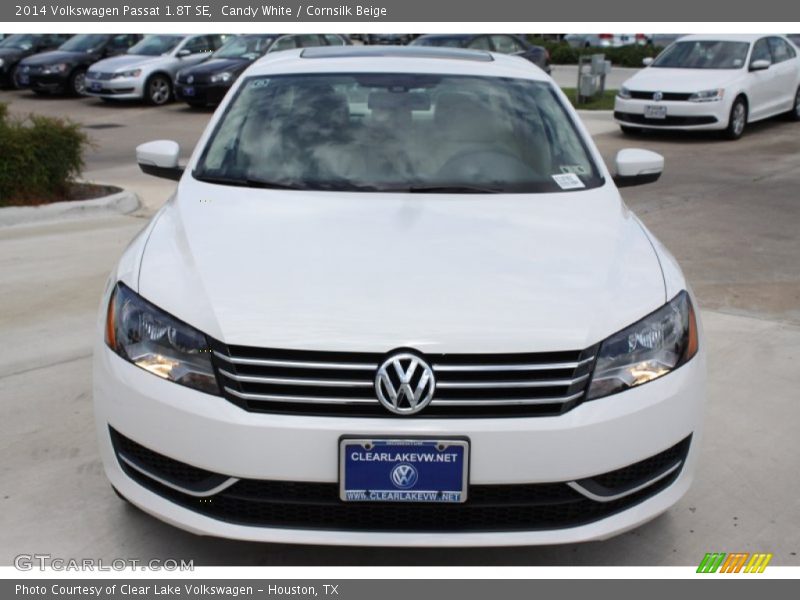 Candy White / Cornsilk Beige 2014 Volkswagen Passat 1.8T SE